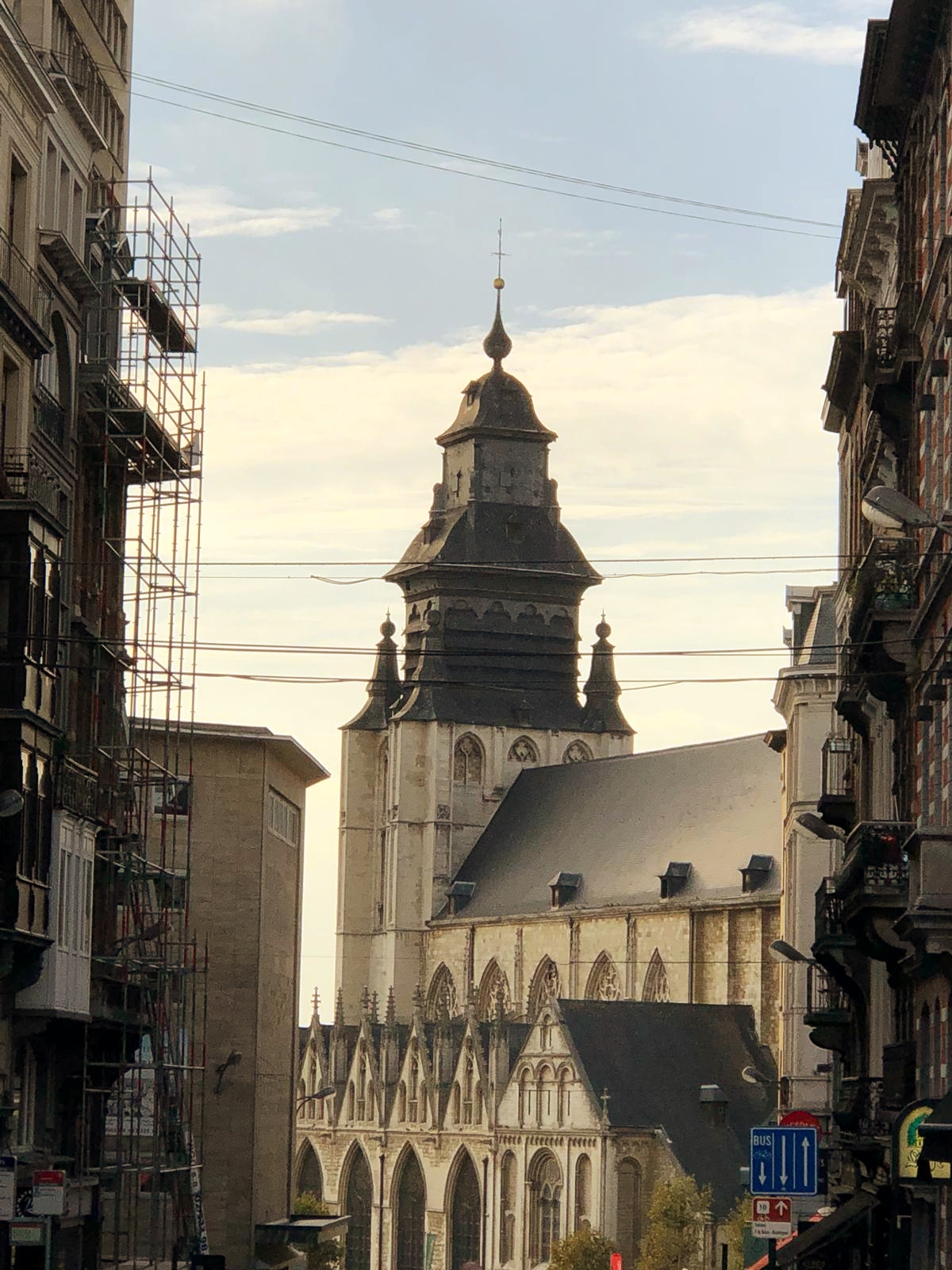 Kerk van de Kapel, beginpunt van het bezoek Brussel 1000 jaar strijd van Brussel BY Foot 