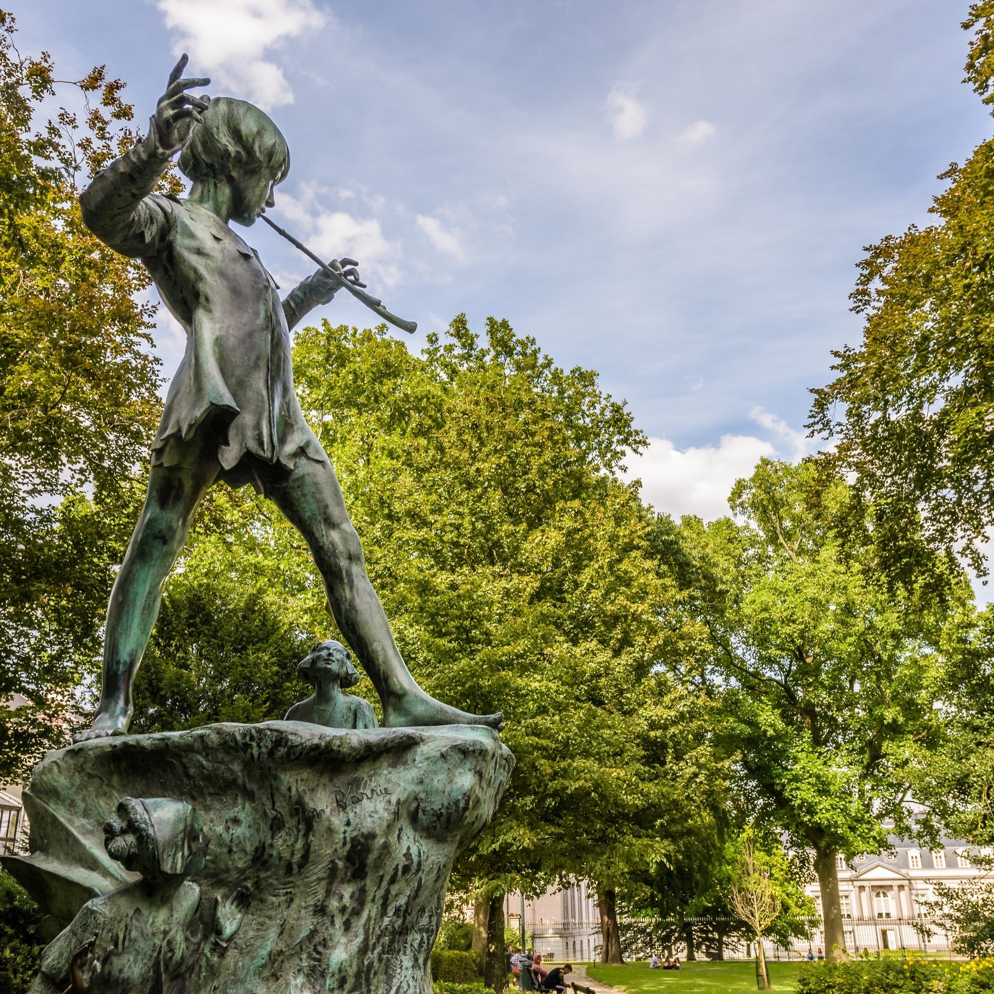 Brussels By Foot - Parc d'Egmont Manneken Pis visible during the visit Celebrity Brussels of Brussels By Foot (photo Pixabay)